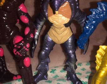 lot 5 grandes figurines / power rangers / evil space aliens / BANDAI 93