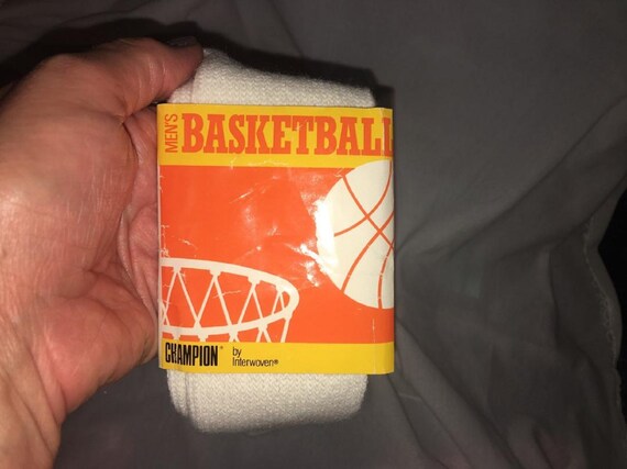 Vintage Champion Socks Basketball Mens 10-13 Whit… - image 2