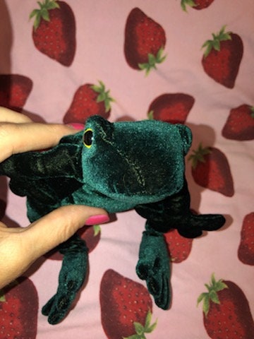 ヴィンテージ マンハッタン トイ カエル ぬいぐるみ ベロア