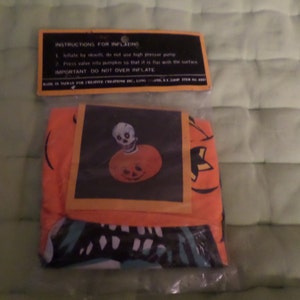 Vintage Halloween Pompoen schedel opblaasbaar Decoratie