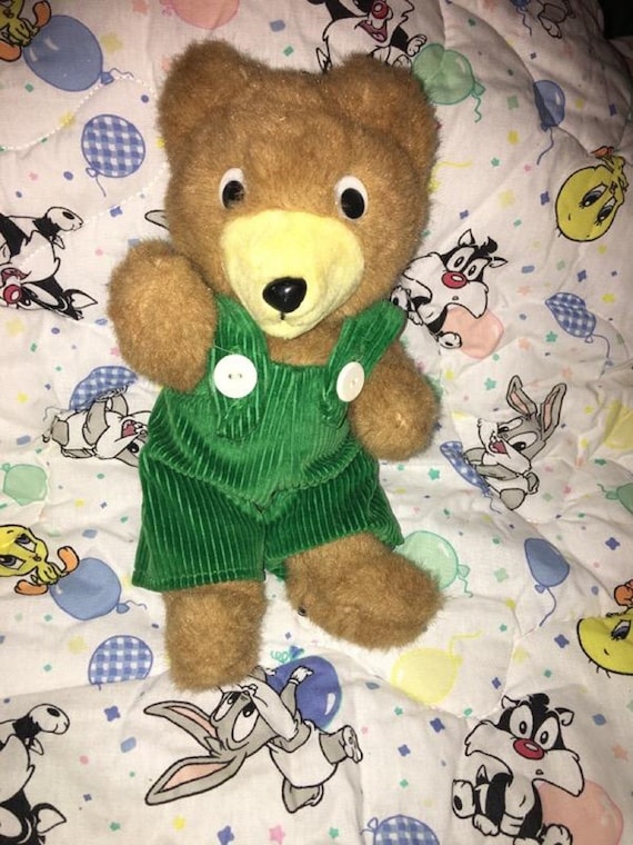 corduroy bear plush