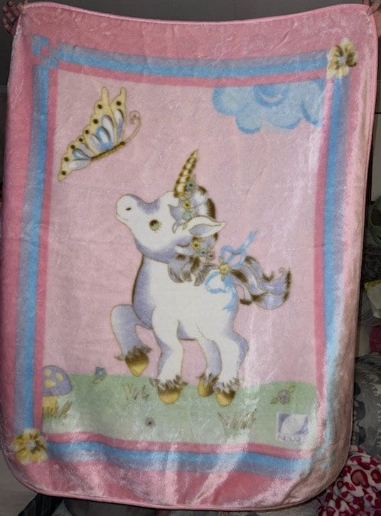 Unicorn mink blanket new arrivals