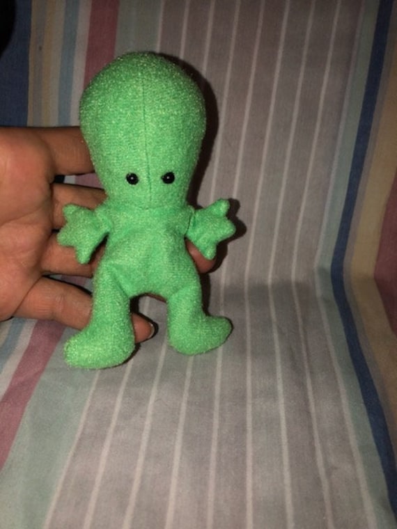 Vintage Alien Plush Toy Sand and Plush Stuffing in Head ECU Little Small  Creature Space 5 