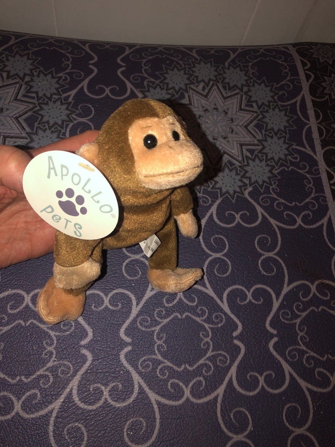 その他 WASELEY BEAR&MARCEL MONKEY Vintage Russ Berrie Luv Pets Mulligan Brown Monkey Plush