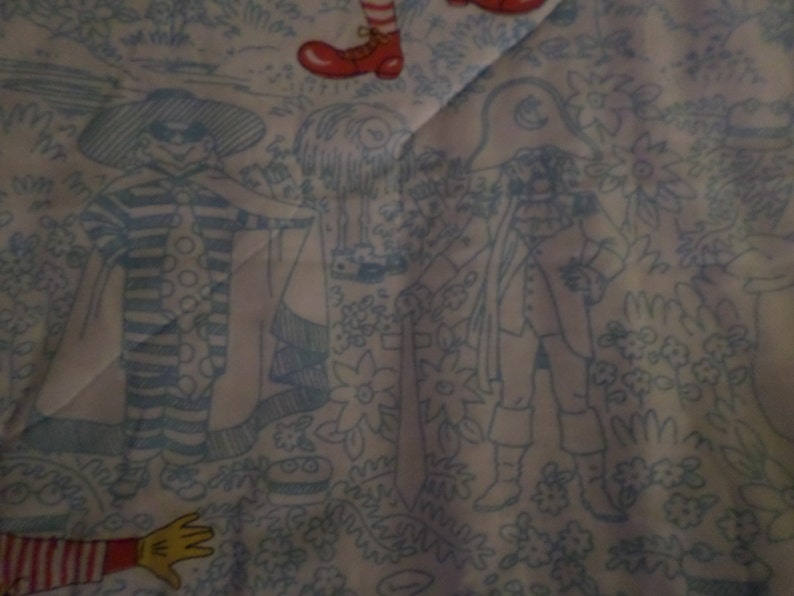 Vintage Mcdonalds Comforter Blanket Grimace Hamburgler Ronald Etsy