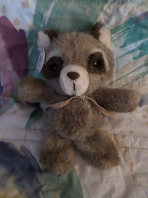 small raccoon stuffed animal
