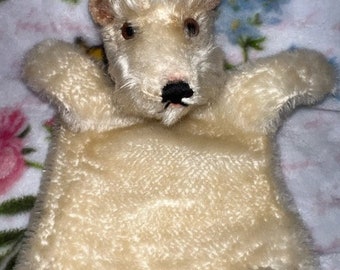 Vintage Steiff Schnauzer Terrier Replica Plush Dog (circa 2000s