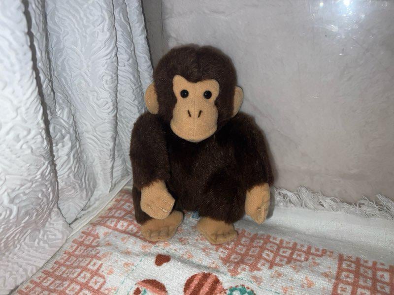 Vintage brown monkey plush - Etsy 日本