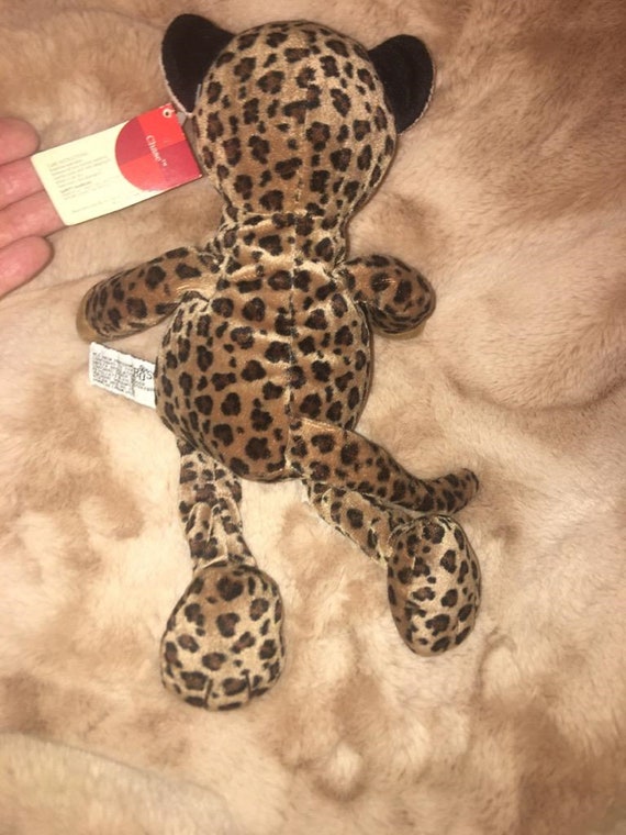 ヴィンテージ ラス レオパード ぬいぐるみ 猫 名前チェイス NWWTS 13