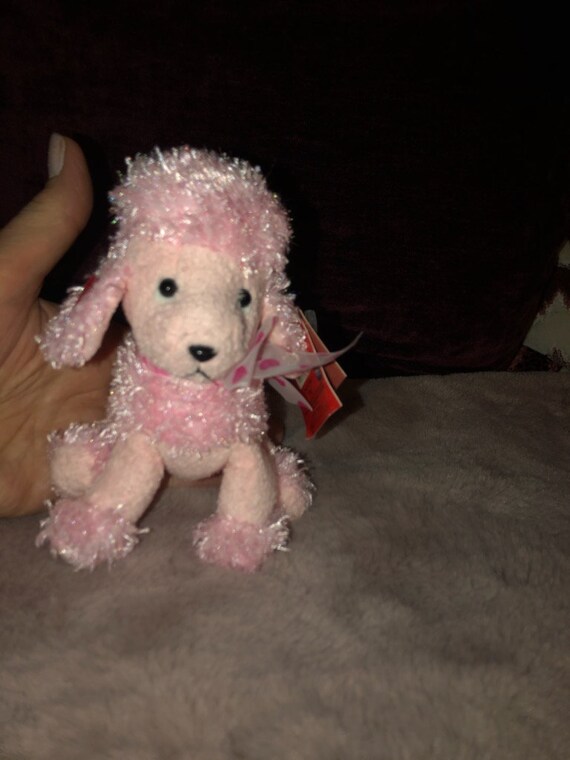 pink dog plush