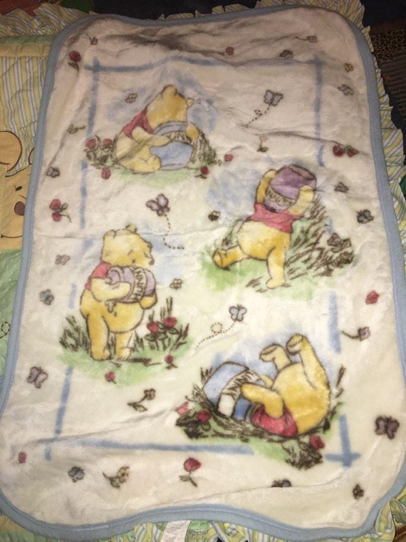 pooh baby blanket