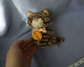 ヴィンテージ ソフト クラシック 猫のぬいぐるみ 1996 ダークブラウン