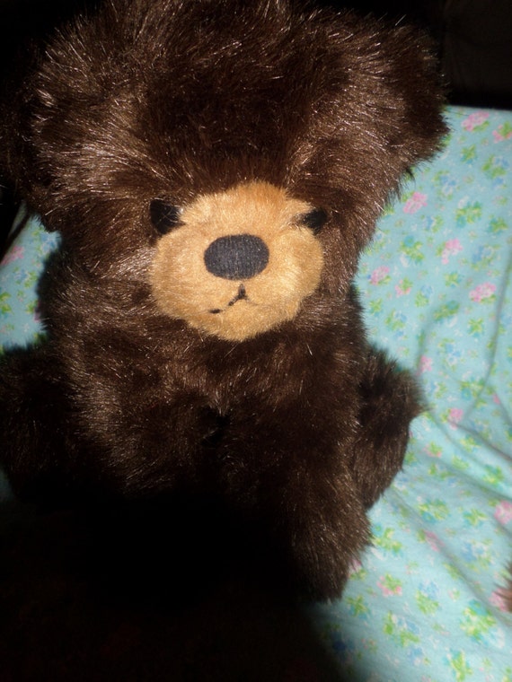 oso de peluche cafe oscuro