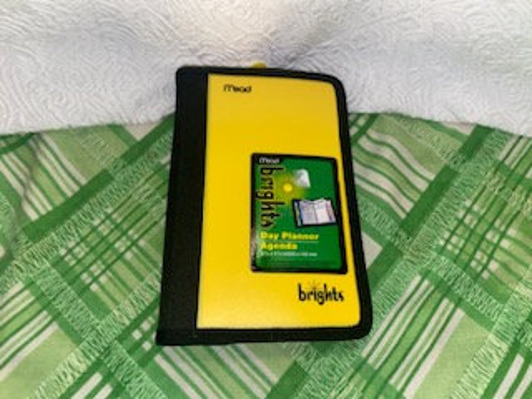 人気新品入荷 Black Yellow Brights Planner Mead Vintage New 2003 2002 趣味・スポーツ・実用