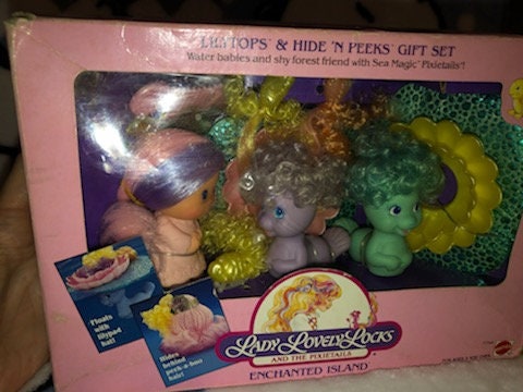 Vintage Lady Lovely Locks Lilytops & Hide N Peeks Enchanted Island