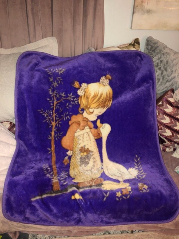 Precious moments baby girl blanket hotsell