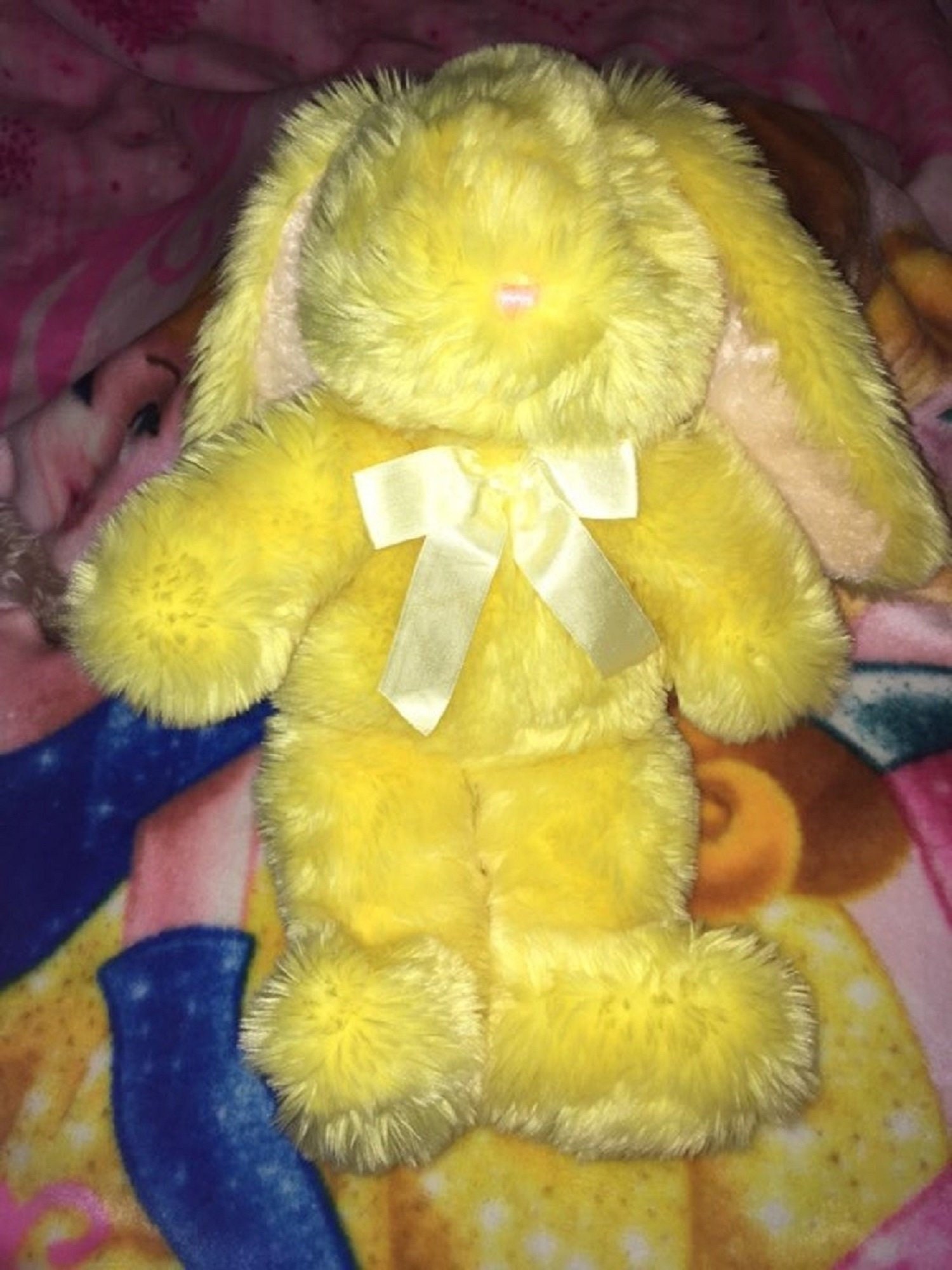 yellow bunny plush