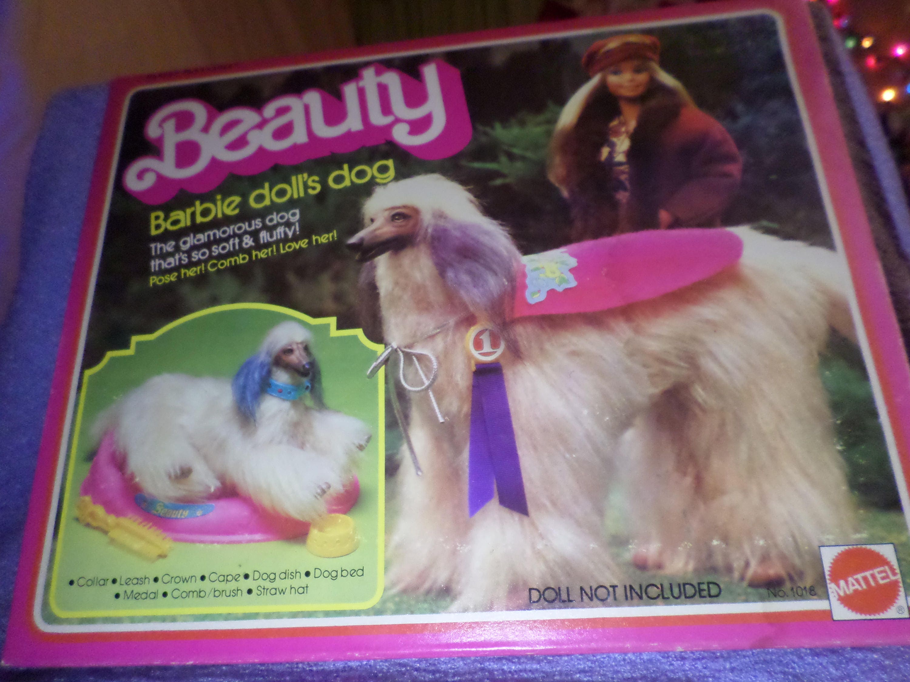 Vintage Barbie Afghan Hound Dog show Long Hair NIB 1979 Doll Etsy