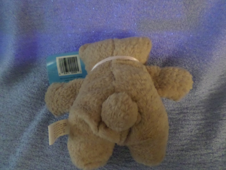 Vintage Fiesta Bear plush Bear with heart on a string Love NWTS Dated 1995 little 5.5