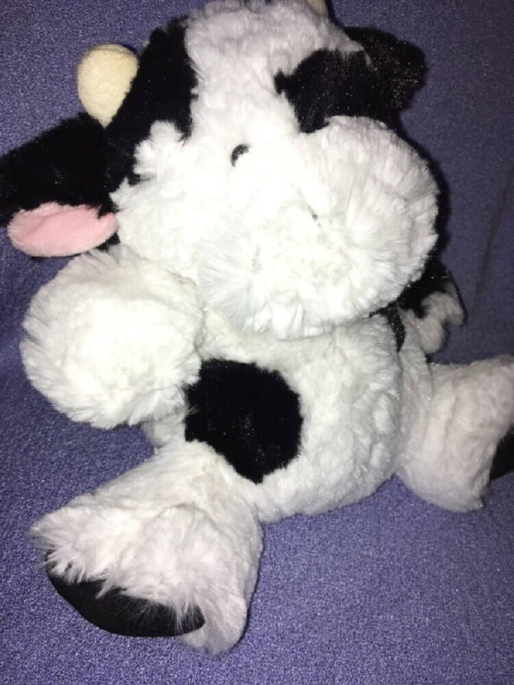 Vintage Animal Alley Cow Plush Baby 