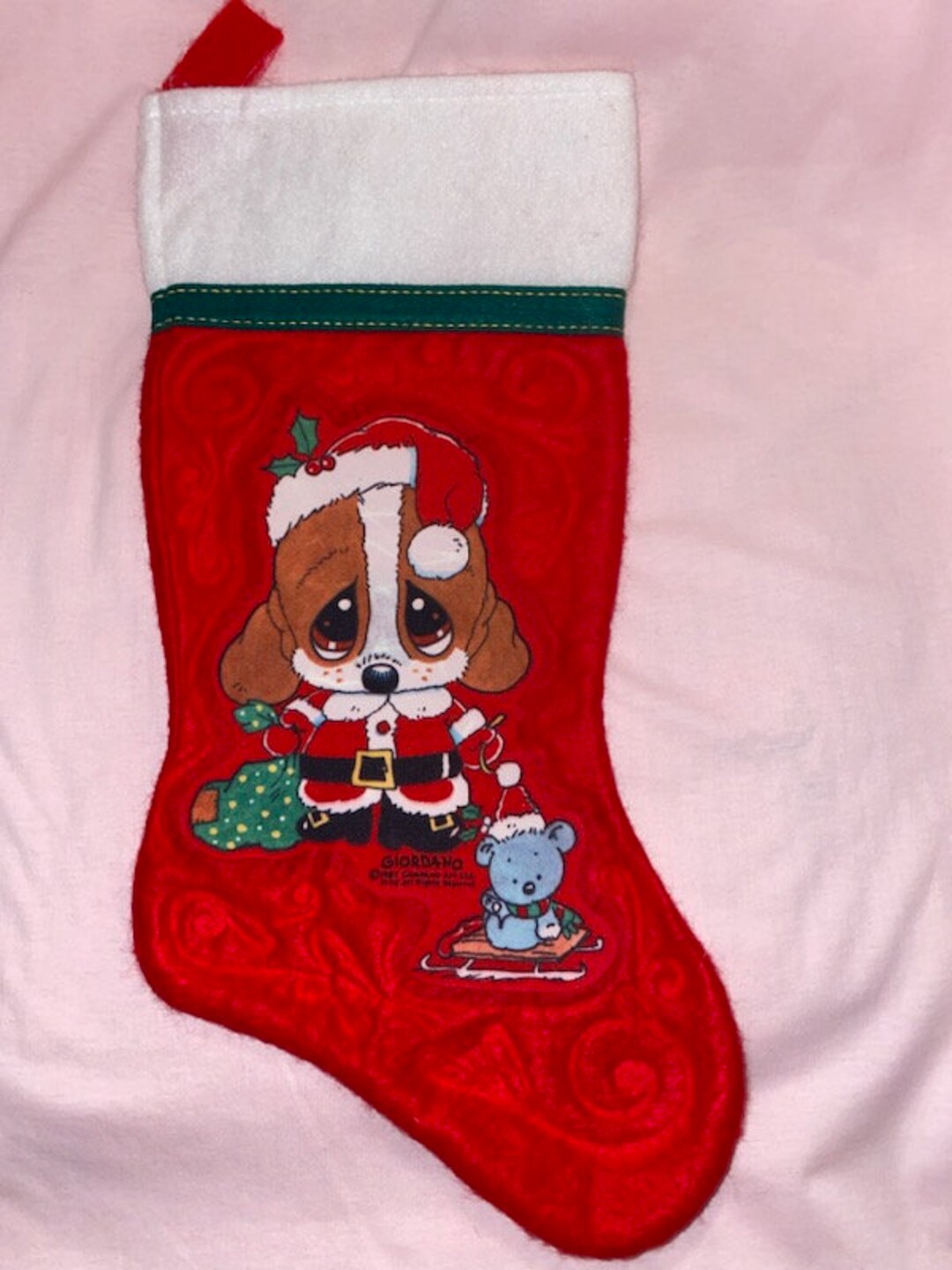 Vintage Sad Sam Dog Christmas Stocking Puppy Sad Eyes ECU Etsy vintage-sad-sam-dog-christmas-stocking-puppy-sad-eyes-ecu-etsy