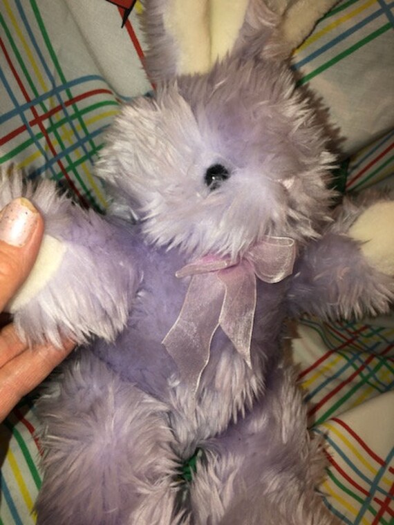 Purple bunny best sale stuffed animal