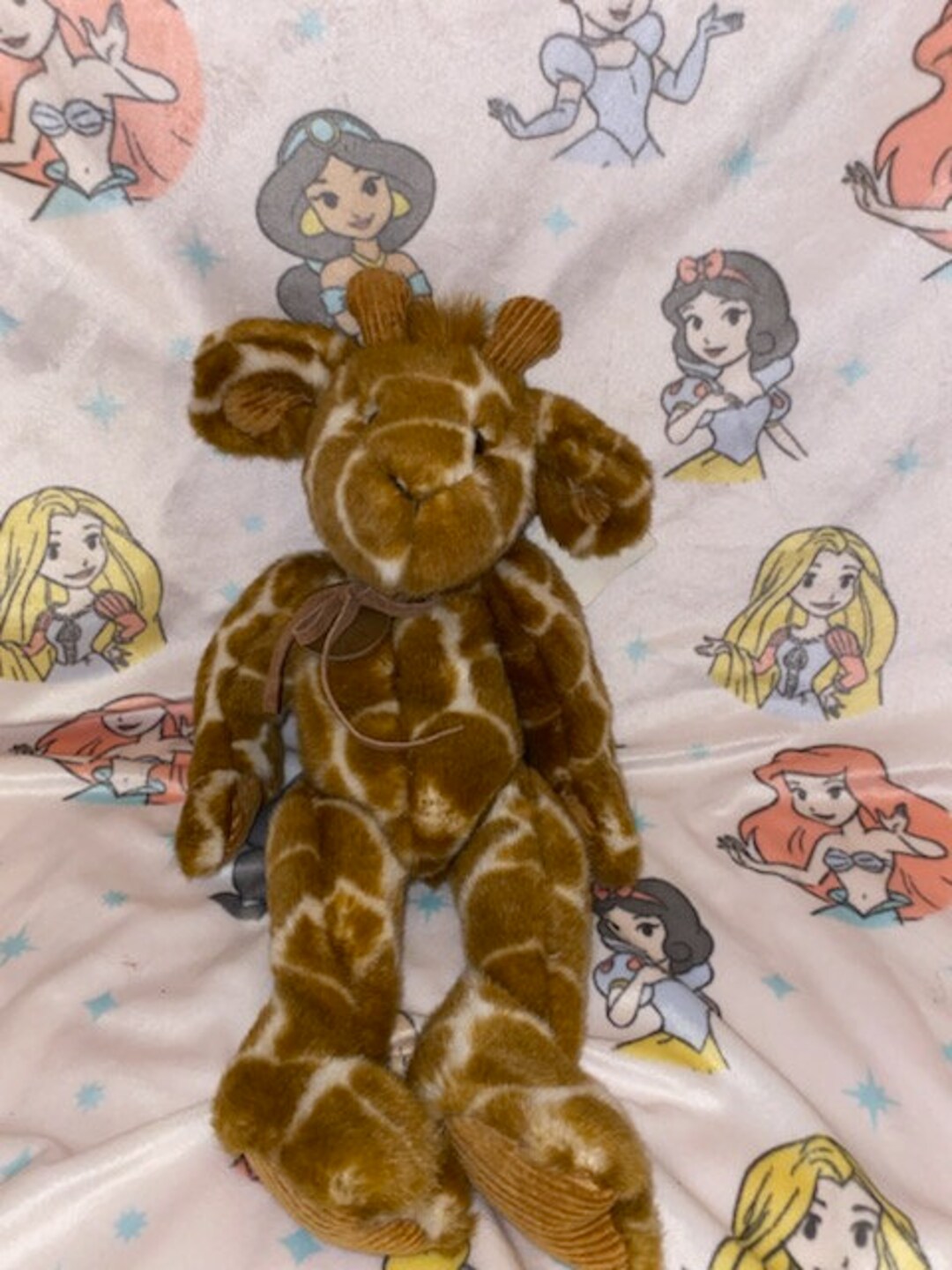 Vintage Russ Giraffe Plush Godfrey Heartfelt Collection ECU Brown