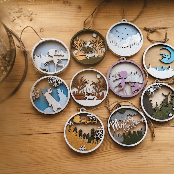 Diy Christmas Painting Kit Etsy