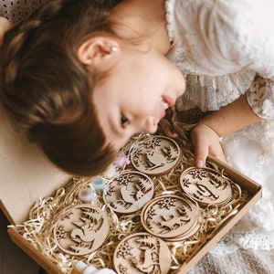 Christmas DIY Craft Ornaments Set  Layered Wood DIY Kits for Adults Teens  Kids  Craft Kit  DIY Gift Idea  Do It Yourself Colouring kit