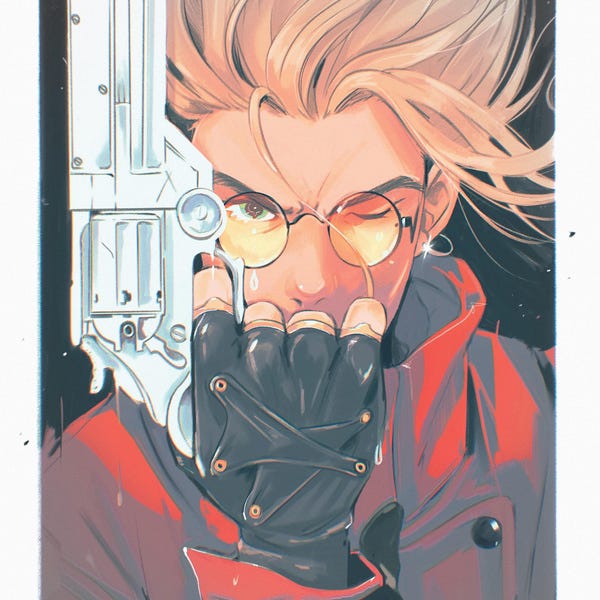 Trigun - Heartbreaker Holographic Print [PREORDER]