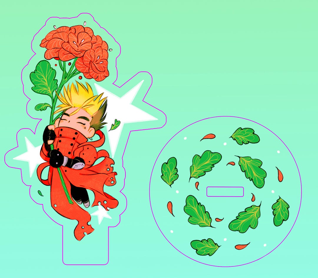Vash Sprite Standee [PREORDER] - Etsy France