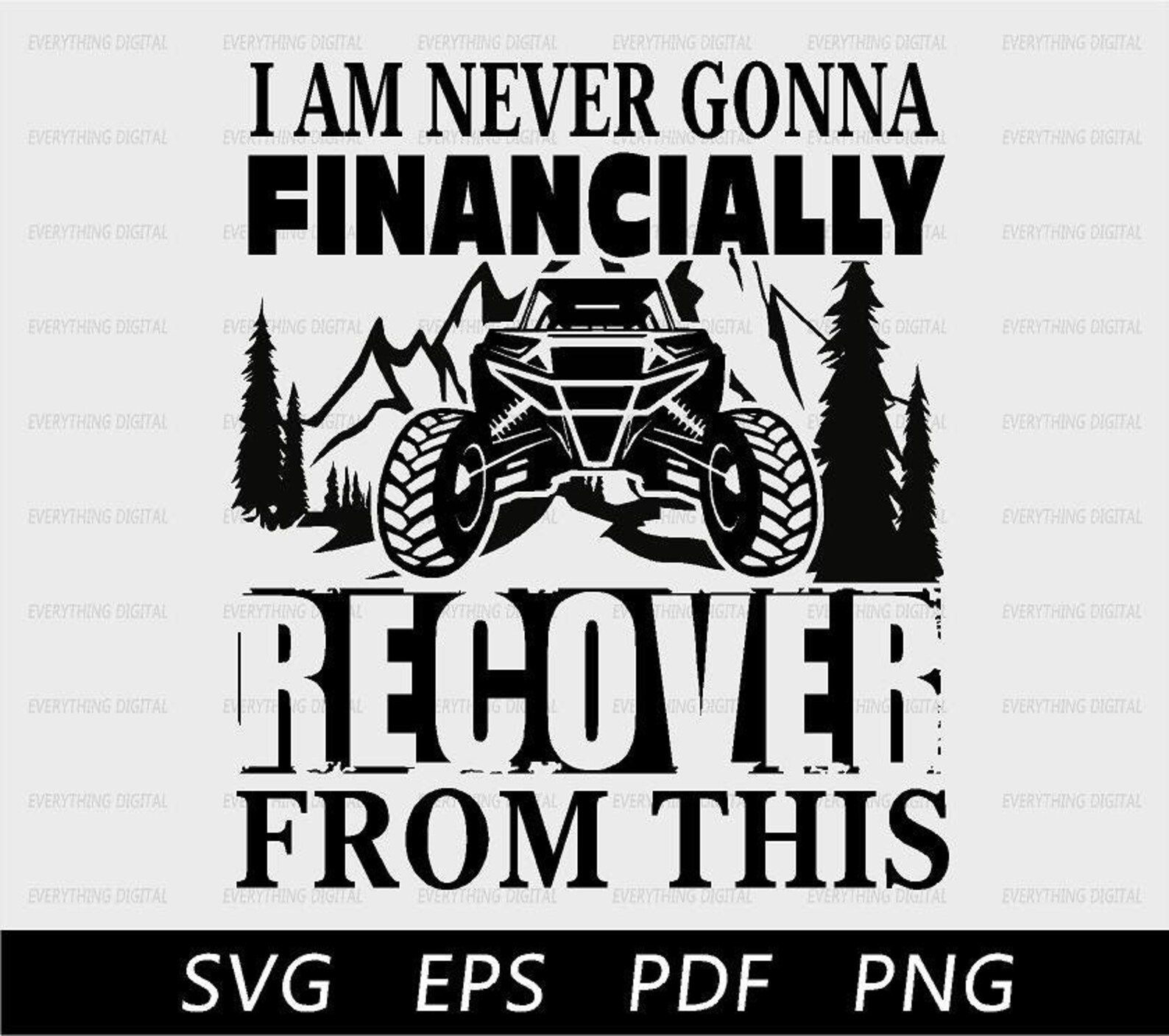 Polaris RZR Can Am Joe Exotic Never Recover Etsy