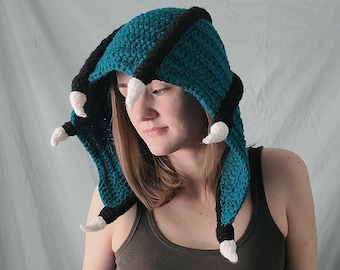 Dragon Wing Crochet Hood Pattern PDF - Original Design