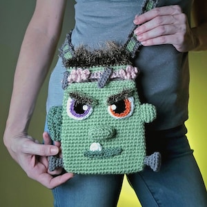Frankenstein Monster Purse Crochet Pattern (Digital Download)