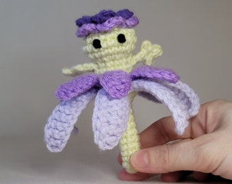 No-Sew Flower Fairy Crochet Pattern | Flower Sprite Doll Tutorial | Spring Decor Pattern | Whimsical Fast & Easy Digital PDF Pattern