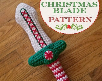 The Christmas Blade Crochet Pattern | Costume Prop Tutorial | DIY Holiday Decor | Crochet Dagger Pattern