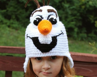 Frozen Olaf Crochet Hat Pattern | Olaf Crochet Costume Tutorial | Crochet Halloween Costume | PDF Pattern