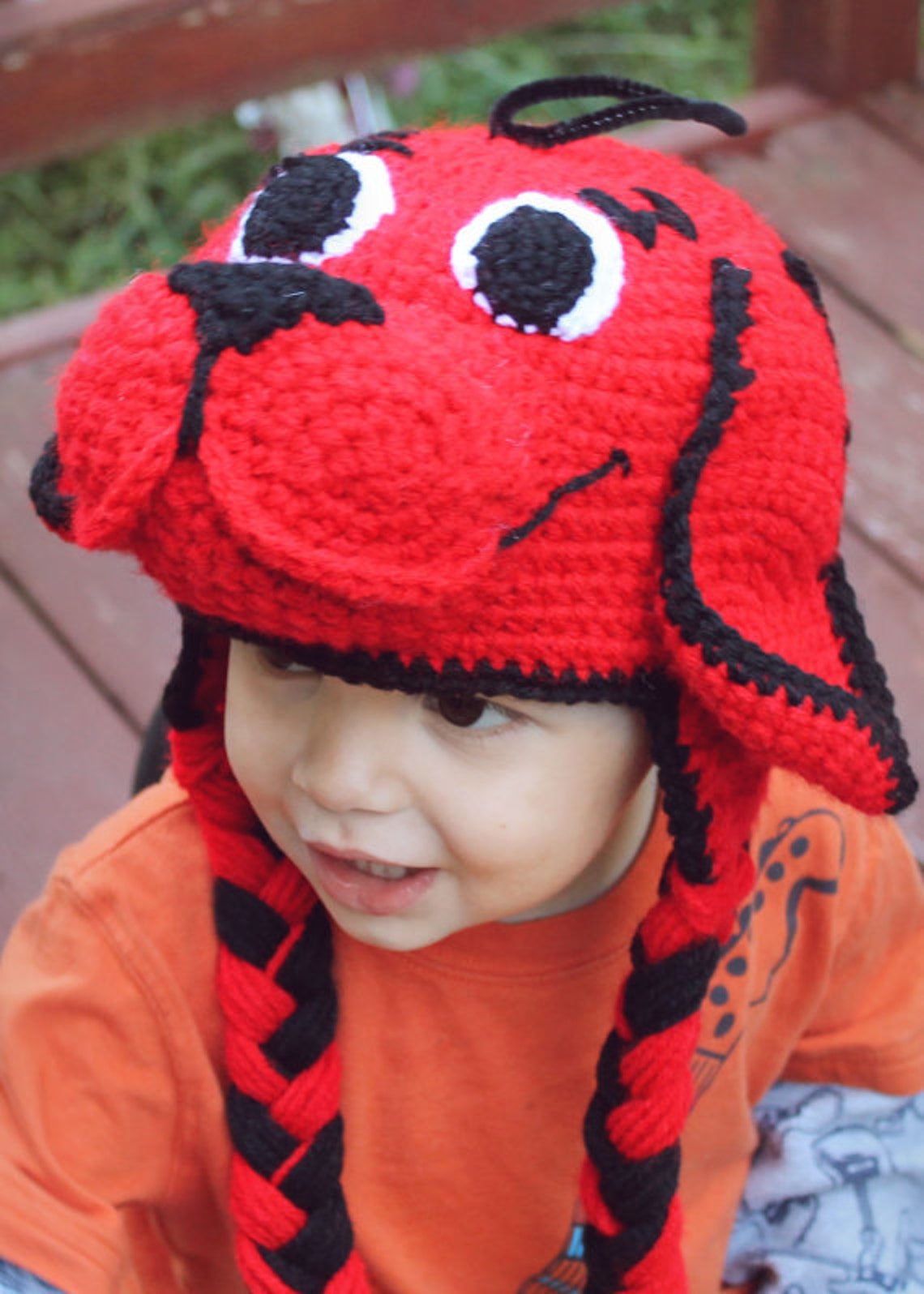 Clifford the Big Red Dog Crochet Hat Pattern Crochet Dog Etsy
