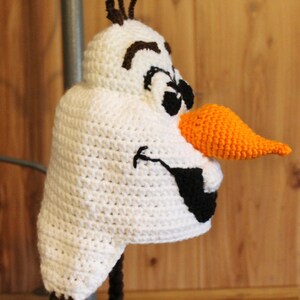 Frozen Olaf Crochet Hat Pattern Olaf Crochet Costume Tutorial Crochet Halloween Costume PDF Pattern image 4