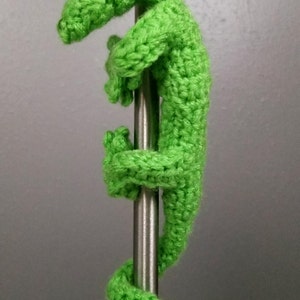 Crochet Lizard Magnet Pattern Digital Download PDF Crochet Pattern DIY Magnetic Lizard Step by Step Tutorial Bendable & Posable image 5
