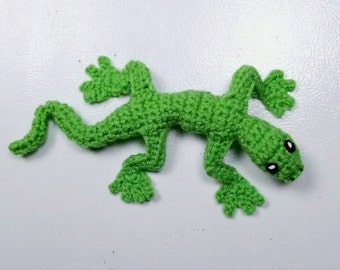 Crochet Lizard Magnet Pattern | Digital Download PDF Crochet Pattern | DIY Magnetic Lizard Step by Step Tutorial | Bendable & Posable