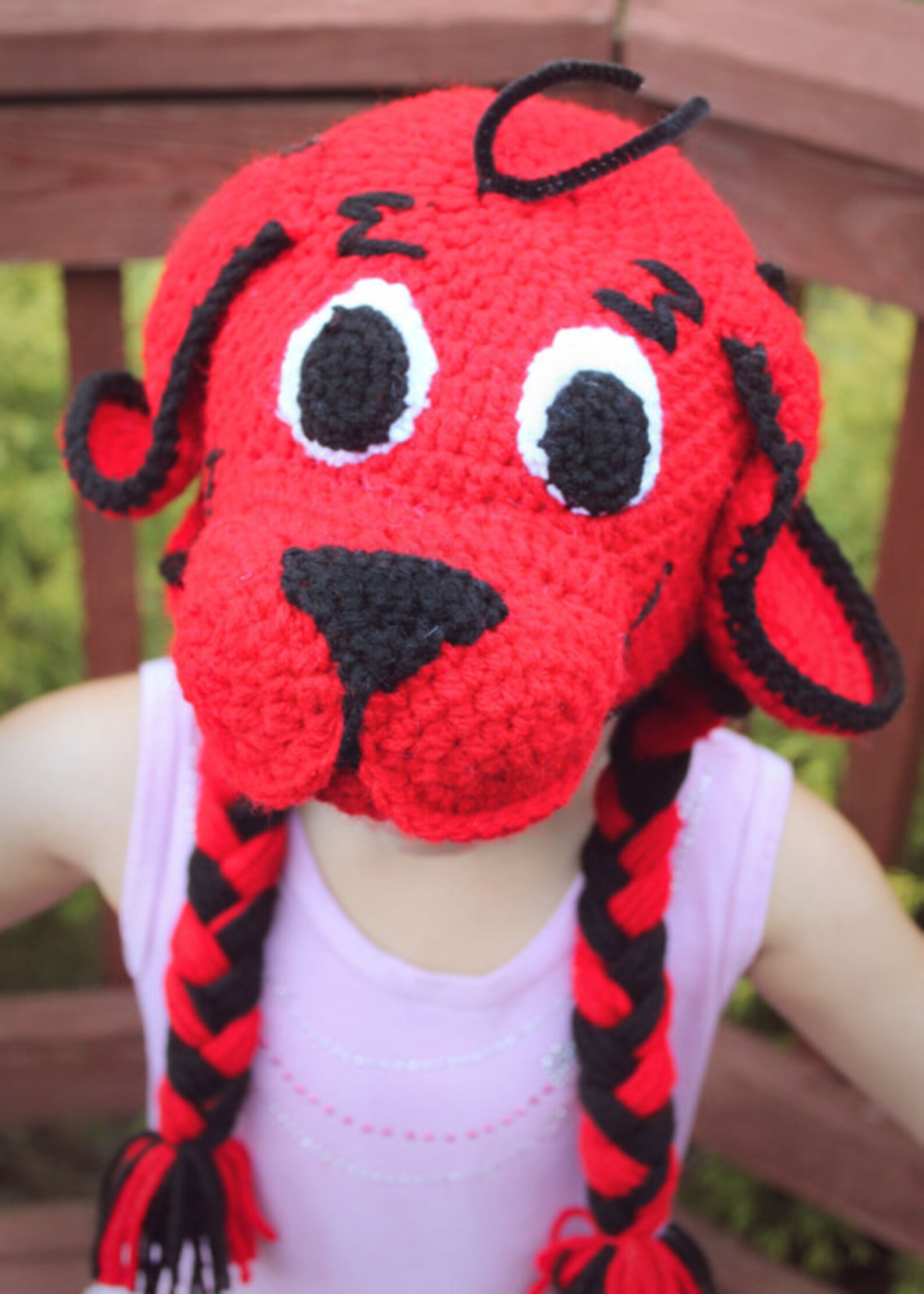 Clifford the Big Red Dog Crochet Hat Pattern Crochet Dog Etsy