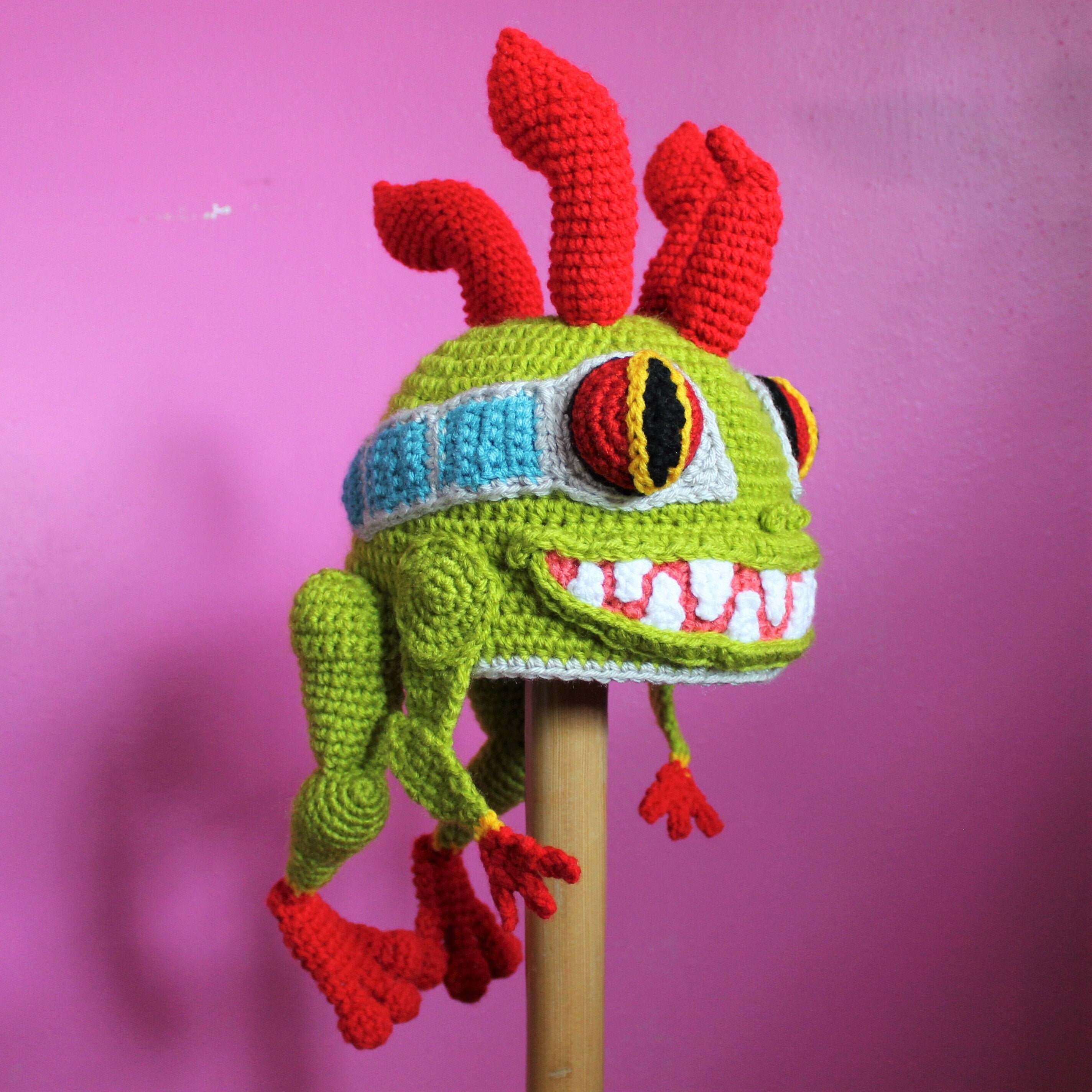 Murloc Crochet Hat Pattern World of Warcraft Inspired Etsy