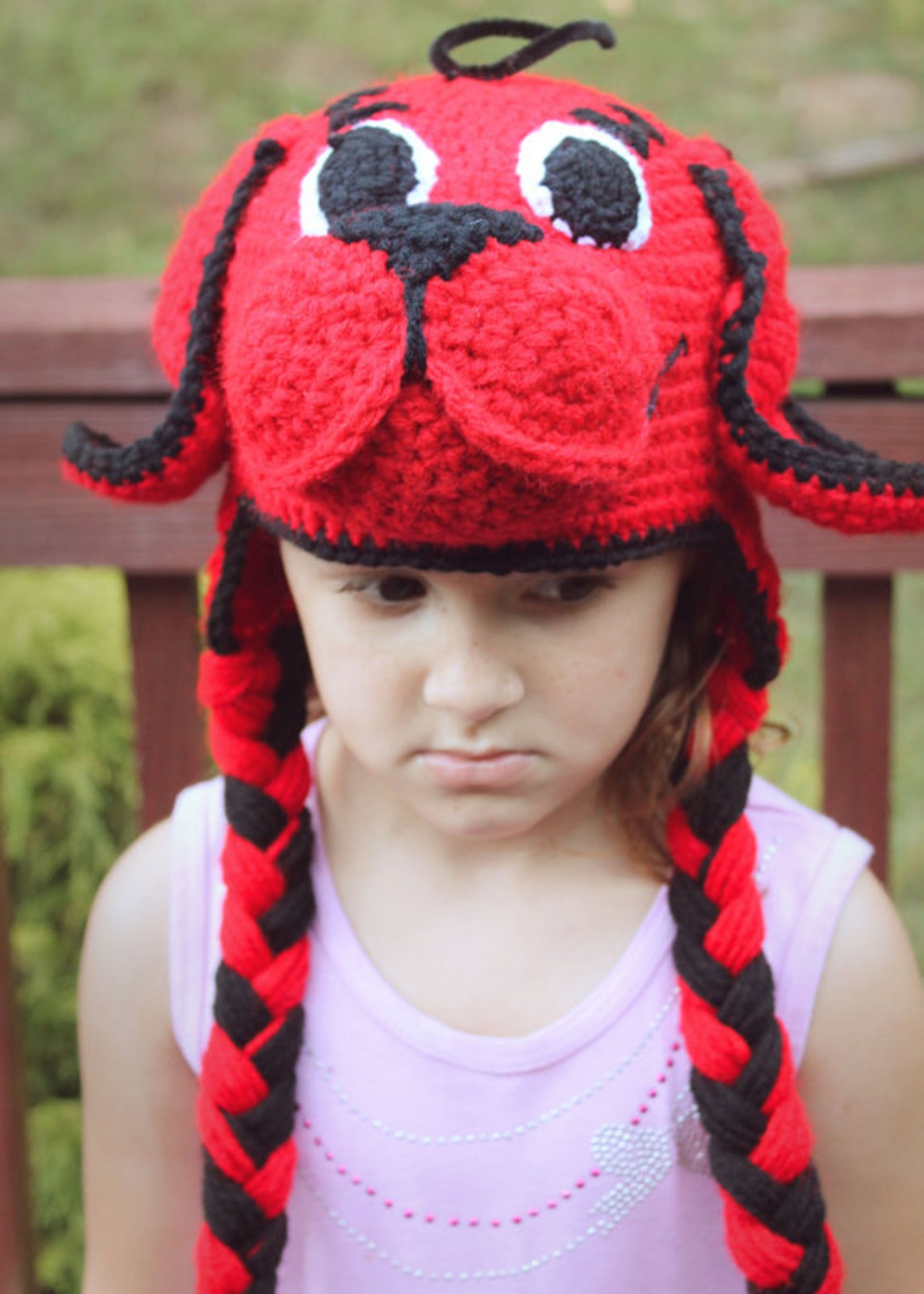 Clifford the Big Red Dog Crochet Hat Pattern Crochet Dog Etsy