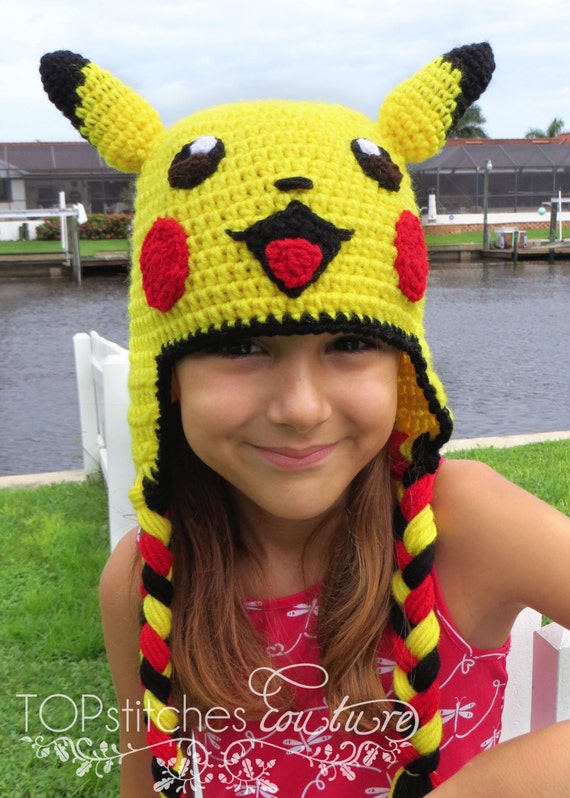 Bonnet Pokémon Pikachu - Bonnet enfant et Adulte