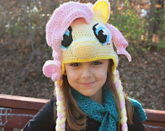 My Little Pony Fluttershy Crochet Hat 