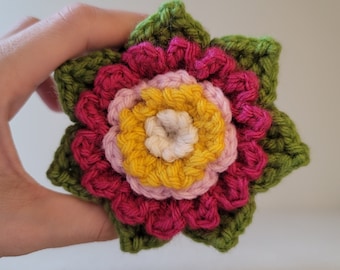 No-Sew Flower Crochet Gift Box Pattern PDF - Made by a Human