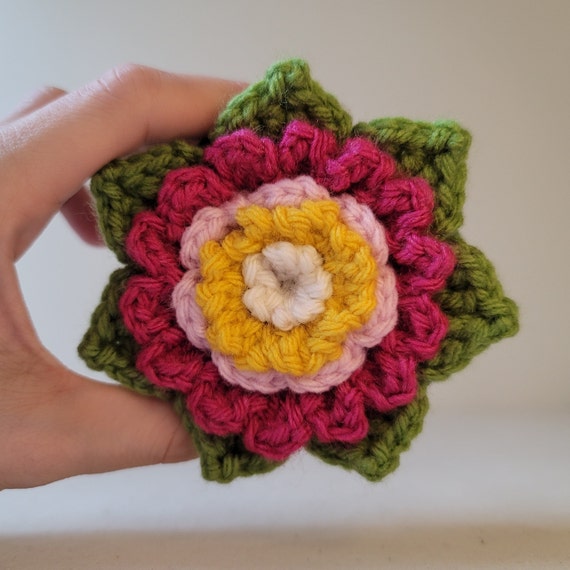 No-Sew Flower Crochet Gift Box Pattern PDF - Made by a Human