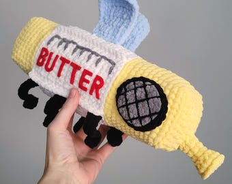 Butter Fly Pun Crochet Amigurumi Pattern PDF - Designed and Tested by Crocheters