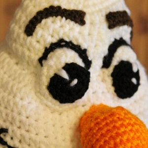 Frozen Olaf Crochet Hat Pattern Olaf Crochet Costume Tutorial Crochet Halloween Costume PDF Pattern image 5